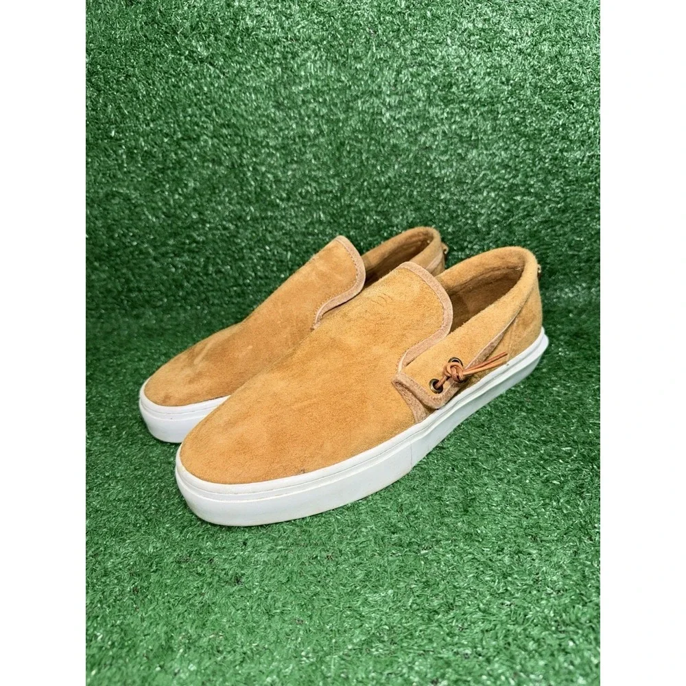 Clearweather Shoes Mens Size 10.5 Brown Suede Leather Comfort Boat Sneakers